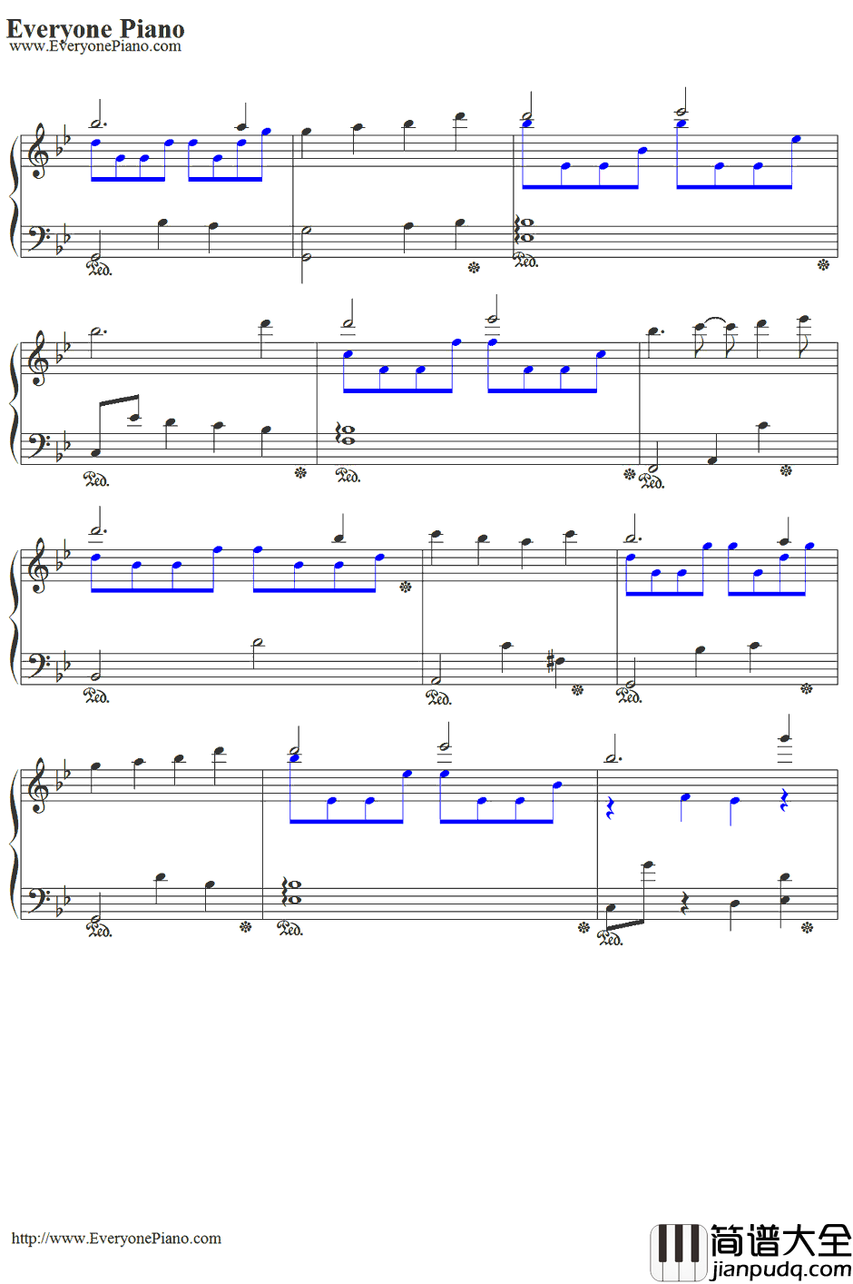 A_Song_of_Storm_and_Fire钢琴谱_翼•年代记_翼•年代记OST