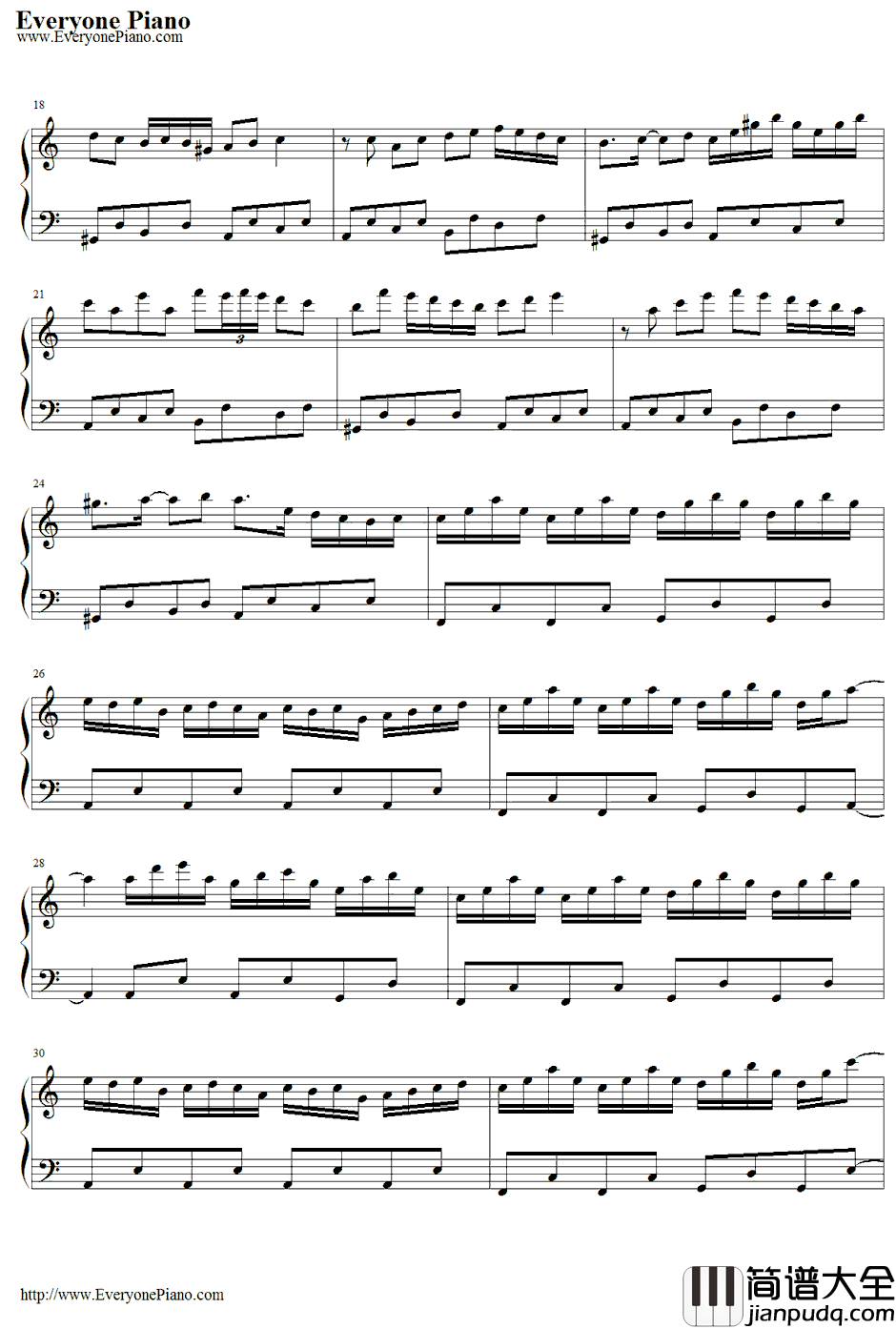 魔女达の舞踏会～Magus钢琴谱_ZUN_秋霜玉