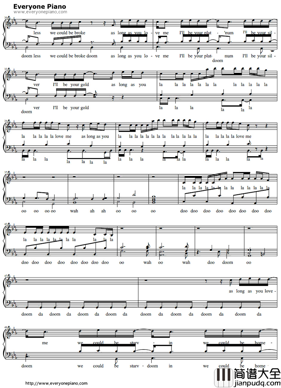 As_Long_as_You_Love_Me钢琴谱_JustinBieber