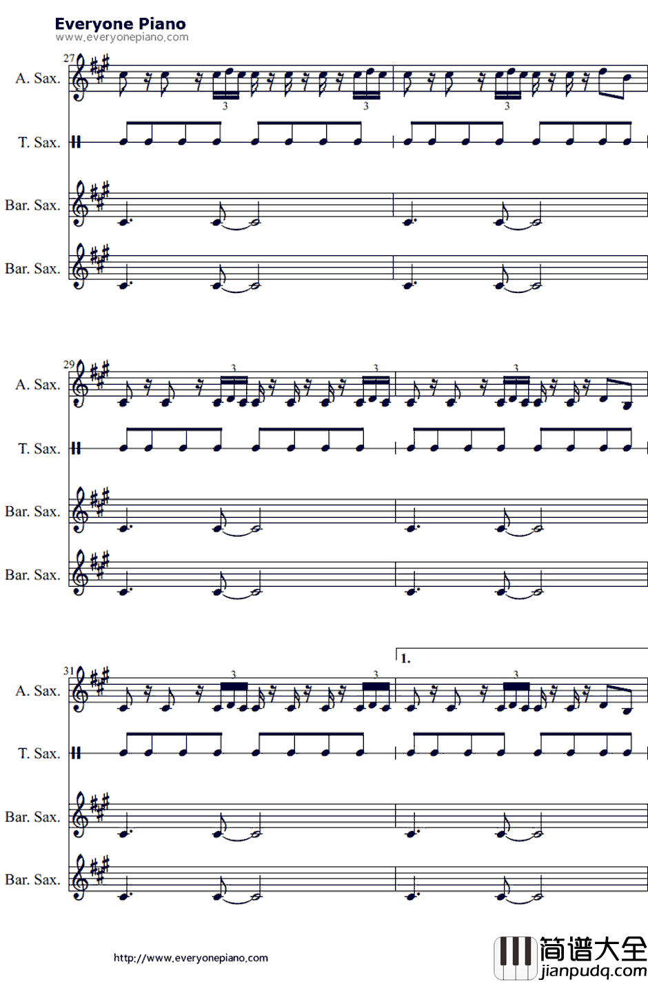 Turn_Down_for_What钢琴谱_DJSnake&LilJon