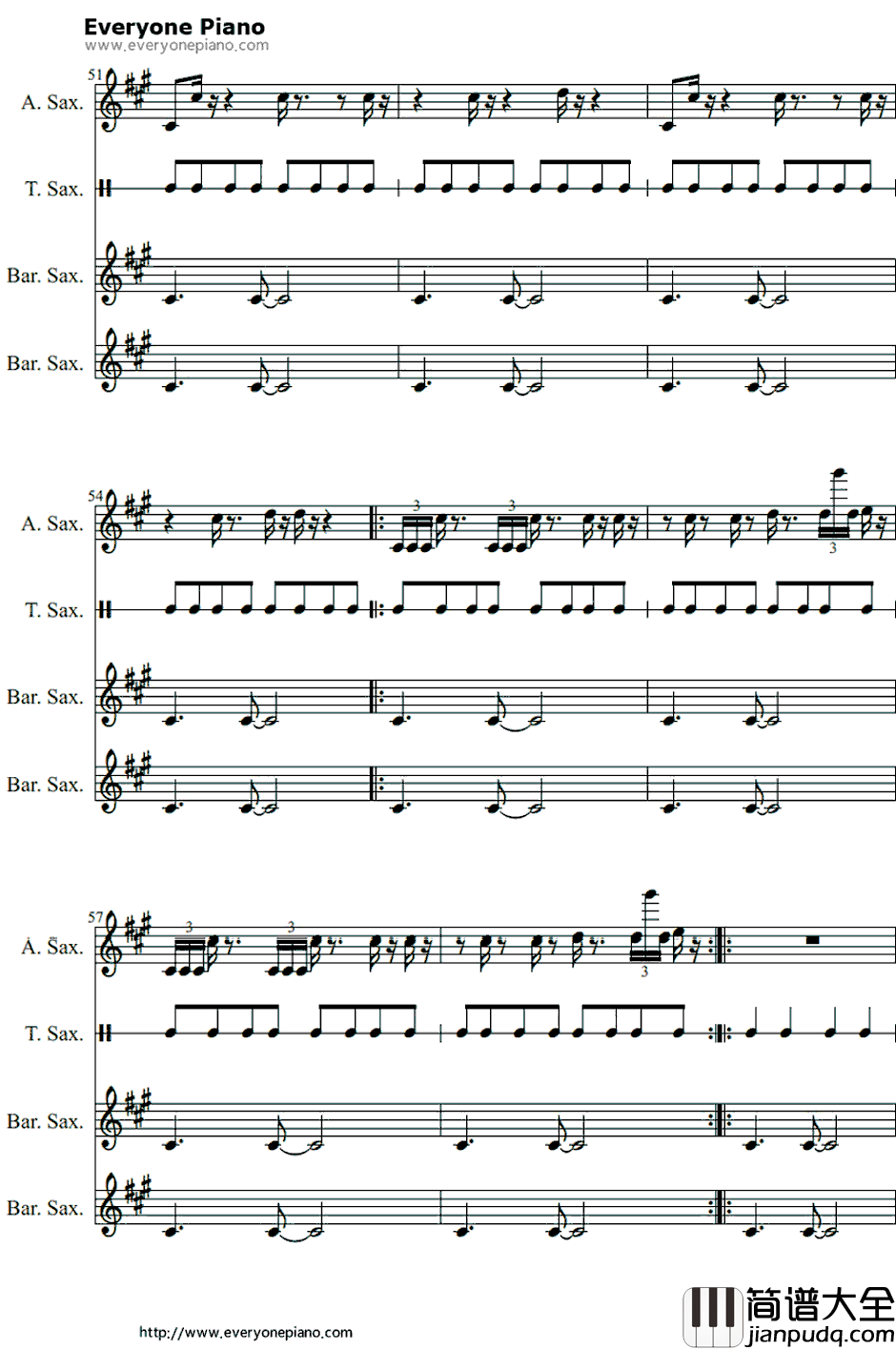 Turn_Down_for_What钢琴谱_DJSnake&LilJon