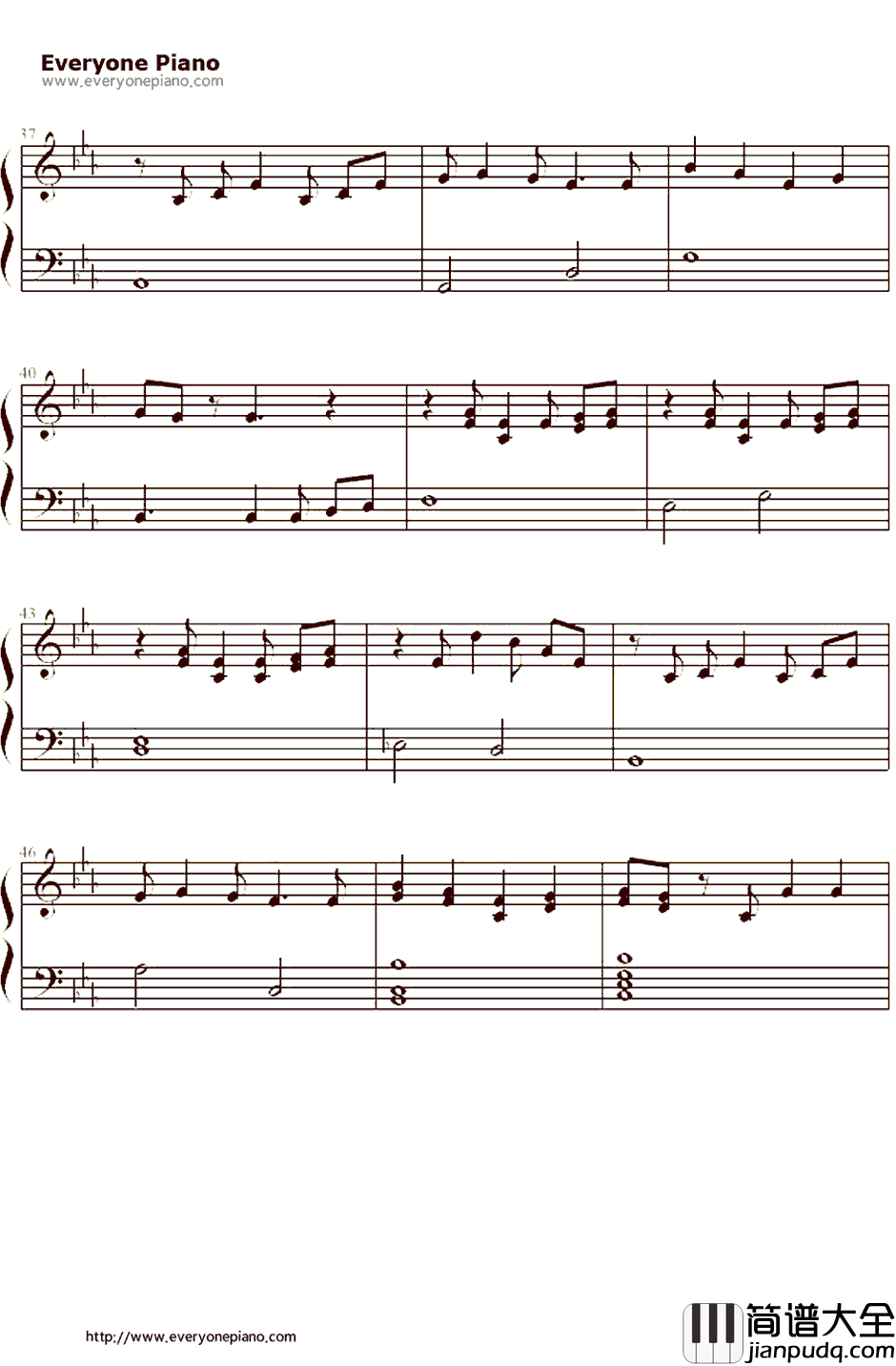 Brand_New_World钢琴谱_D_51_海贼王OP6