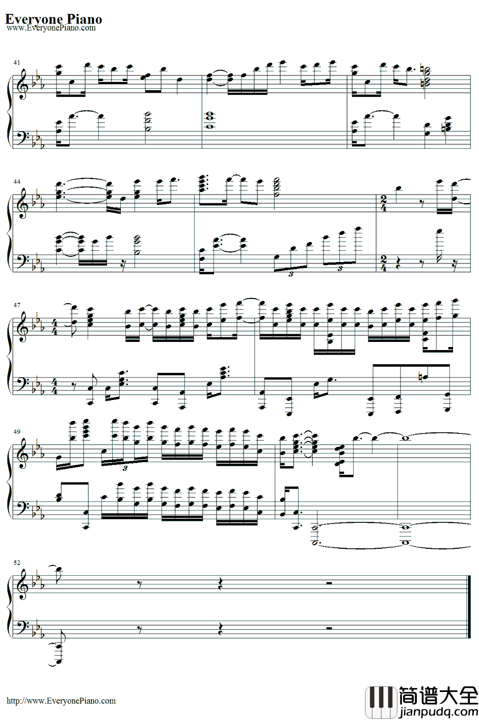 名前のない怪物钢琴谱_EGOIST_PSYCHO