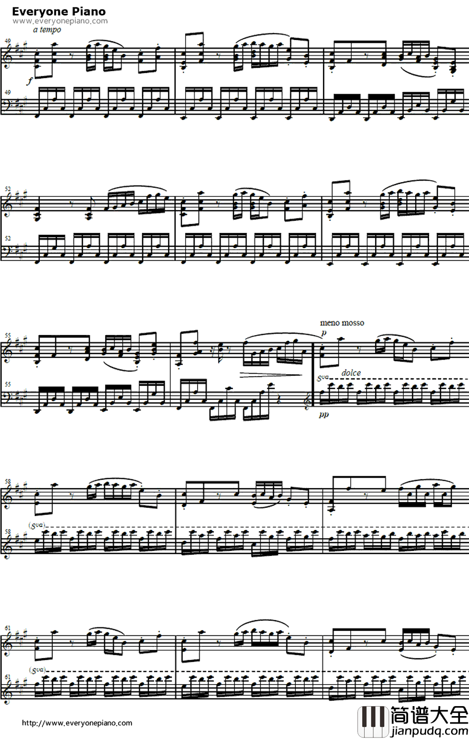 东の国の眠らない夜钢琴谱_东方Project_东方文花帖