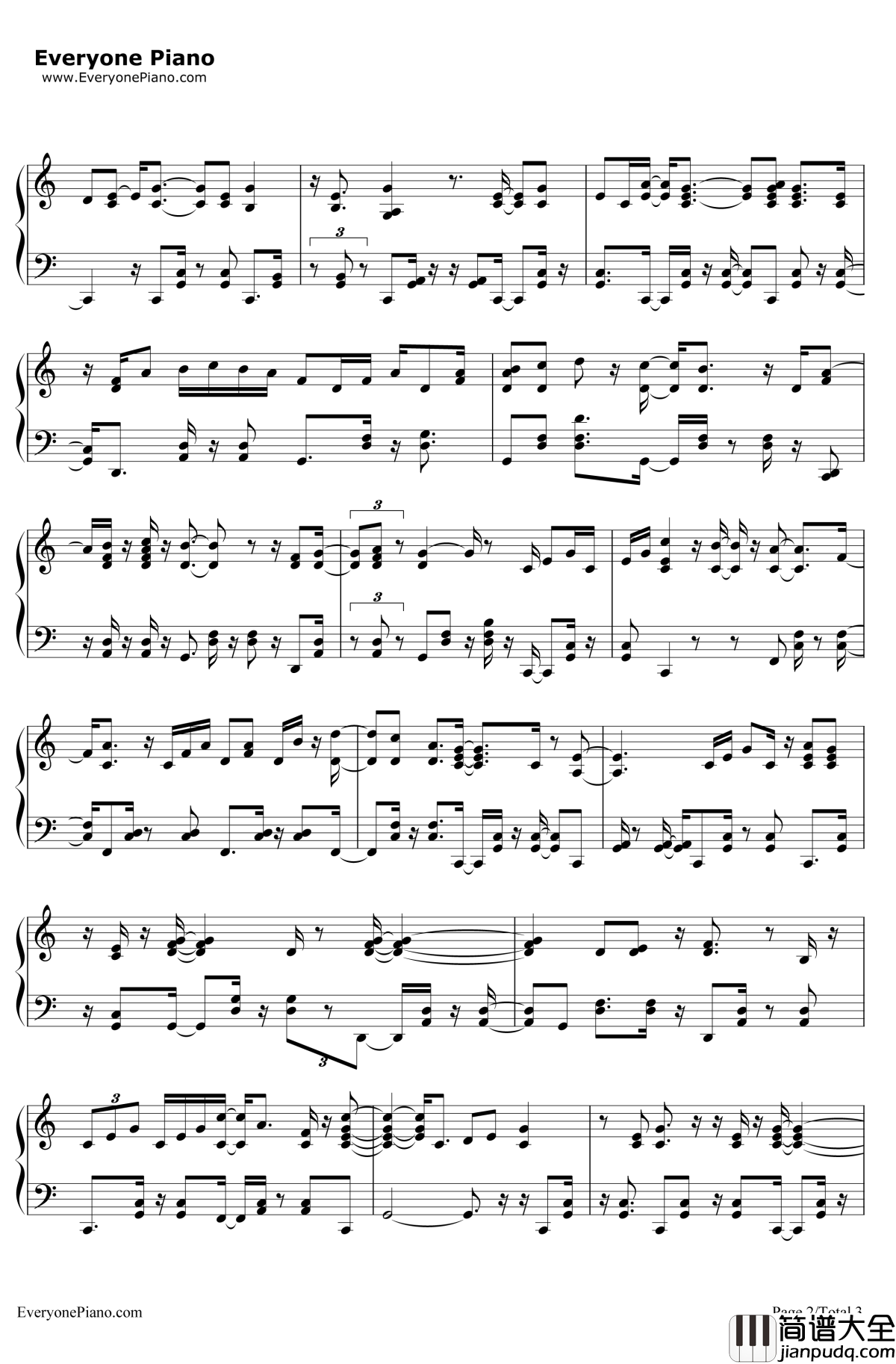 Que_Sera_Sera(WhateverWillBeWillBe)钢琴谱_JayLivingston&RayEvans_擒凶记插曲