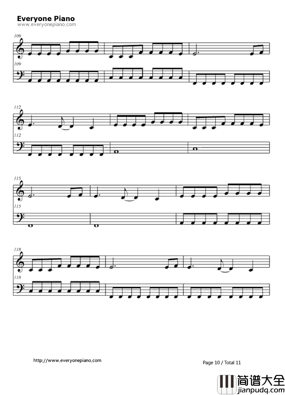 Use_Some_body钢琴谱_KingsofLeon