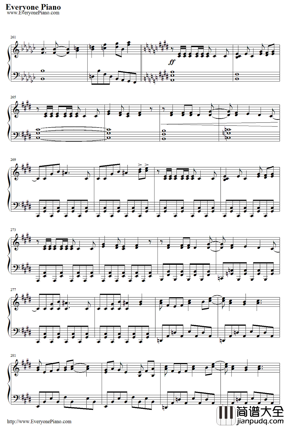 ニコニコ動画流星群钢琴谱_Shimo_组曲_NICONICO动画_