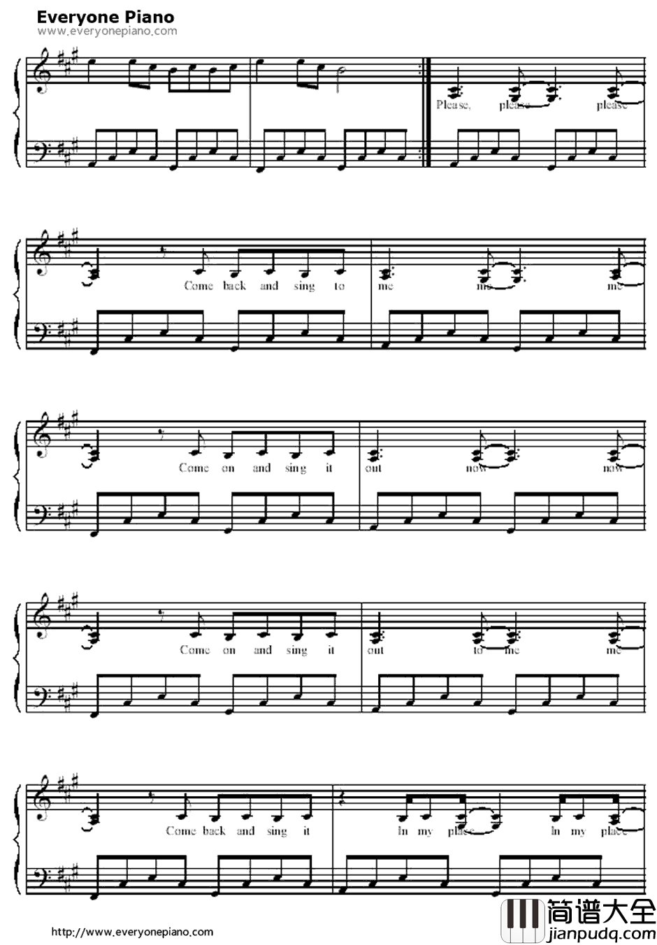 In_My_Place钢琴谱_Coldplay