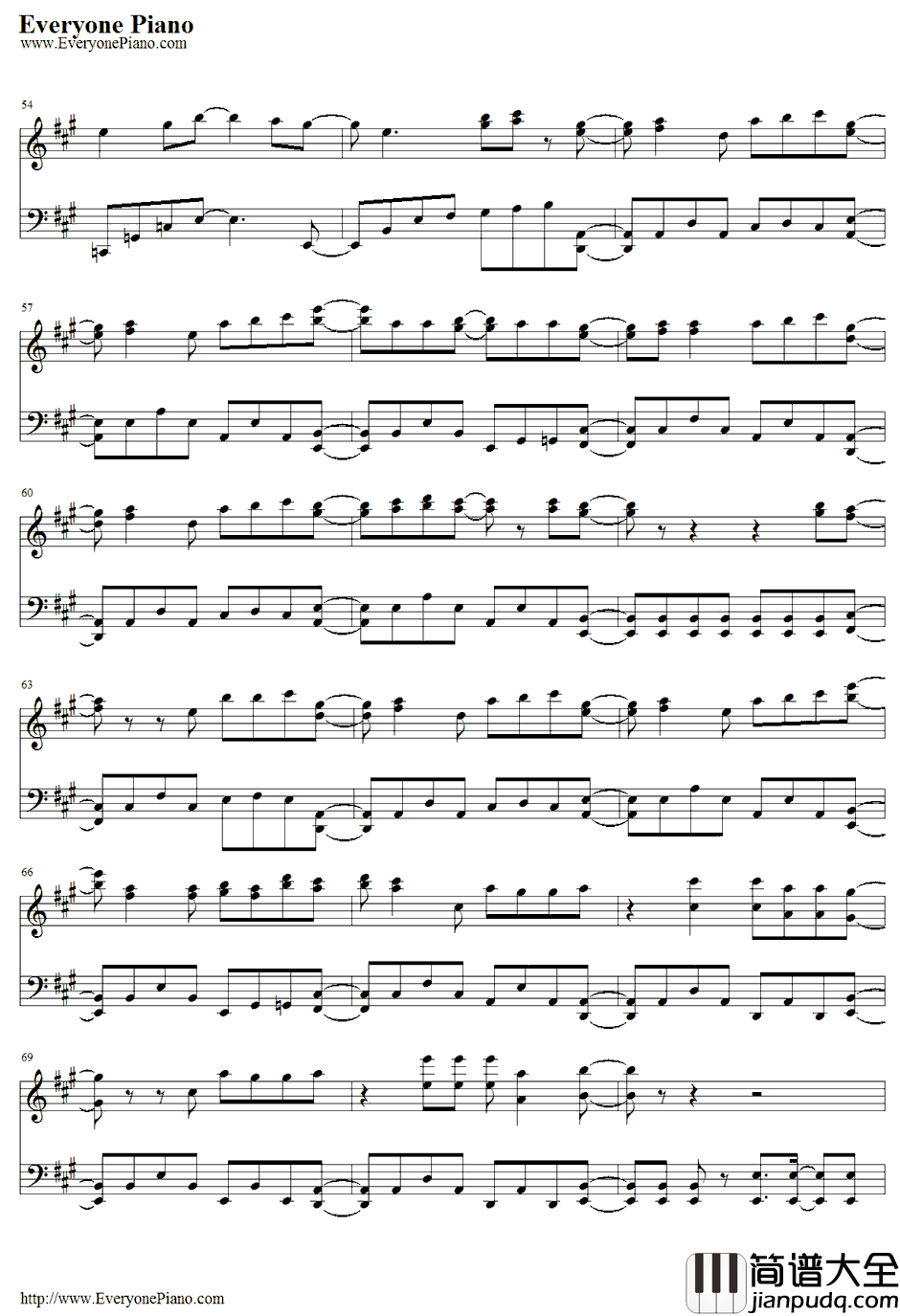 GALLOWS_BELL钢琴谱_初音ミク