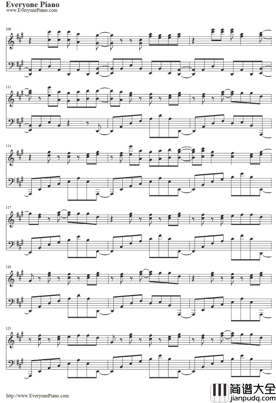 GALLOWS_BELL钢琴谱_初音ミク