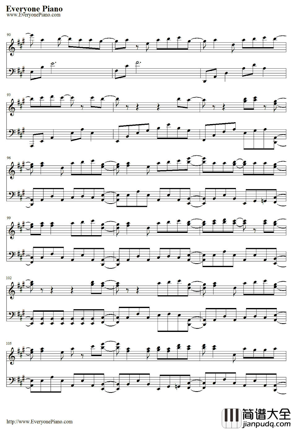 GALLOWS_BELL钢琴谱_初音ミク