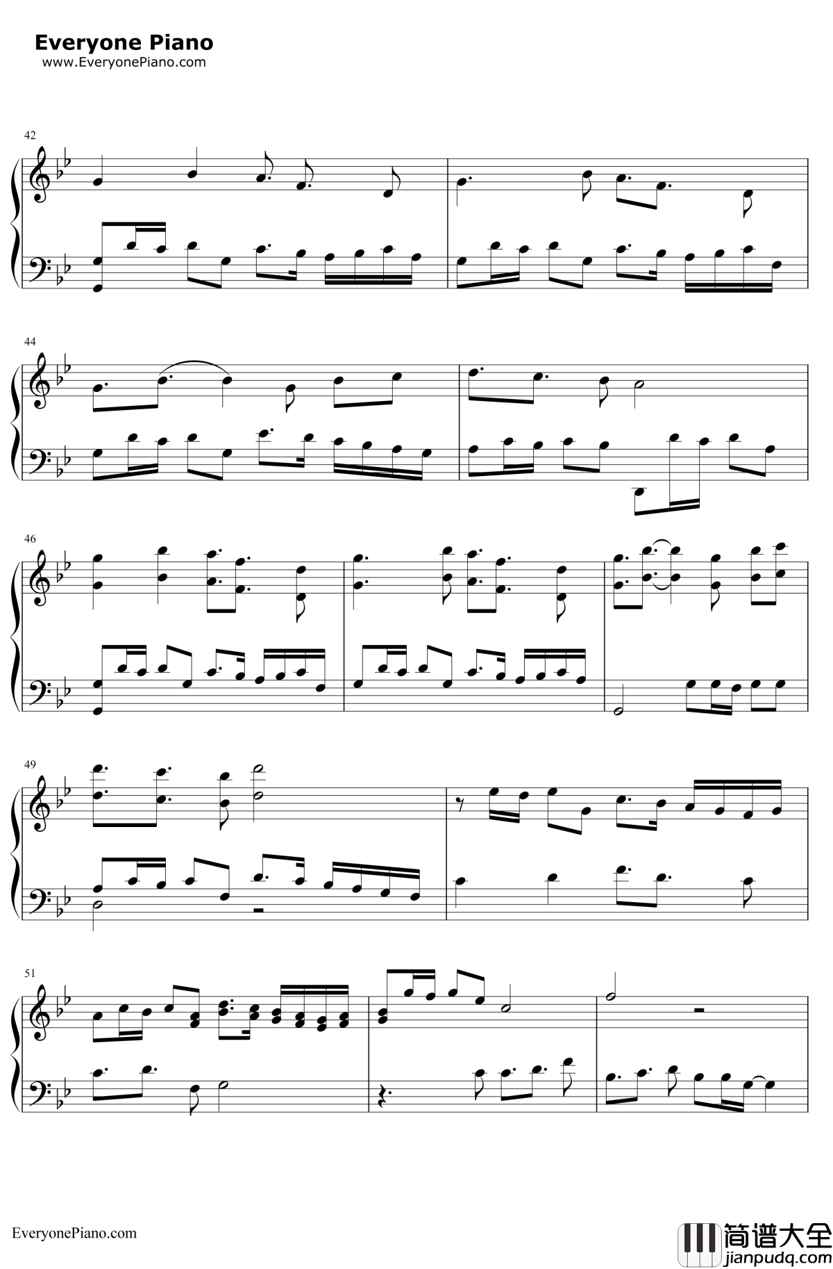 あんなに一绪だったのに钢琴谱_See_Saw_机动战士高达SEEDED