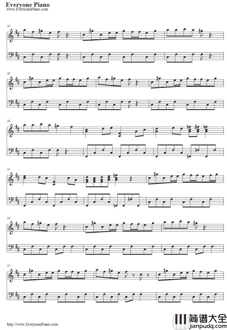 茶番カプリシオ钢琴谱_MEIKO、KAITO、初音ミク、镜音りん、镜音レン、神威がくぼ、巡音ルカ、GUMI_VOCALOID×8