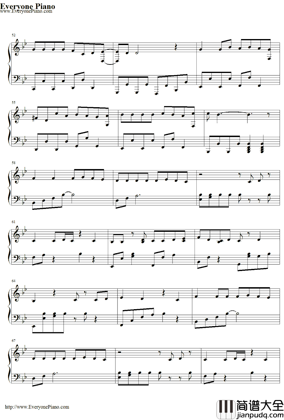 家に帰ると妻が必ず死んだふりをしています。钢琴谱_初音ミク_每天回家老婆都在装死