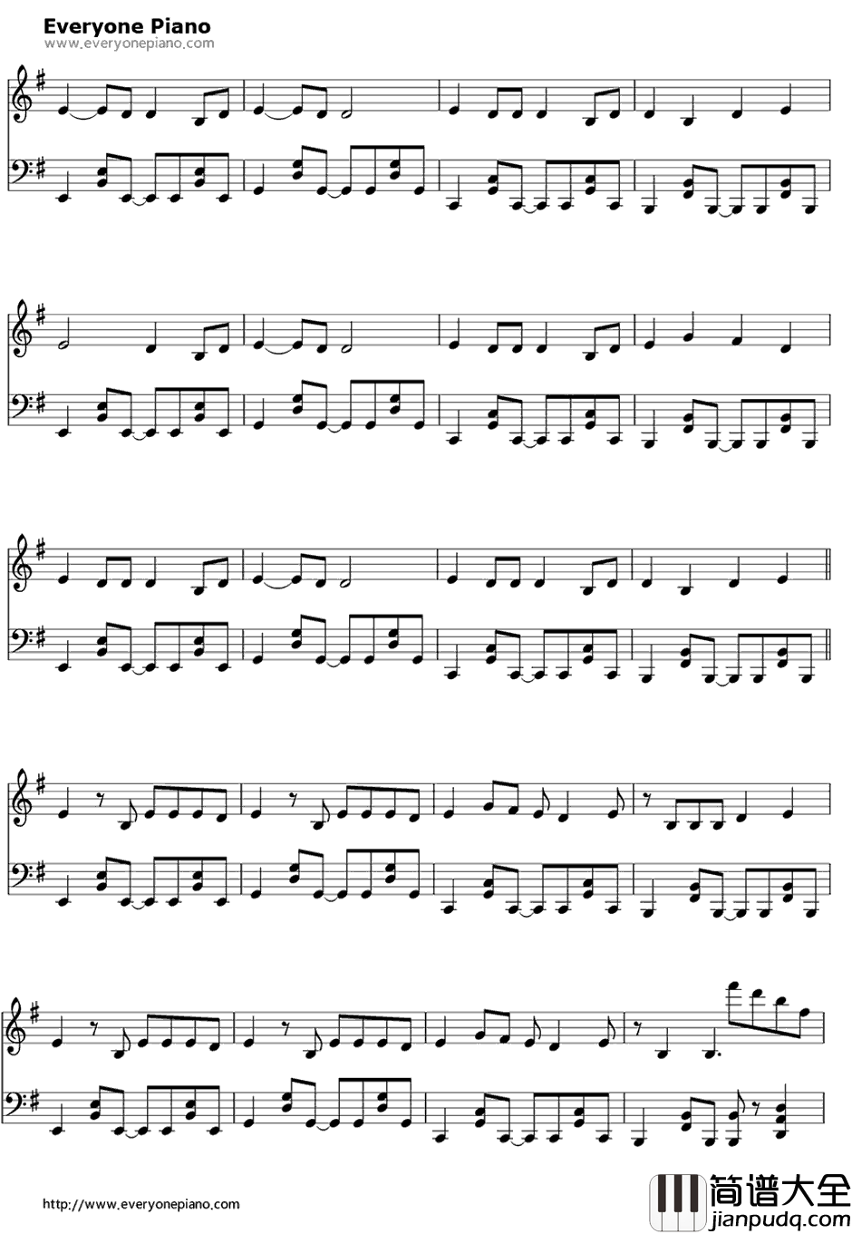 愛迷エレジー钢琴谱_DECO*27