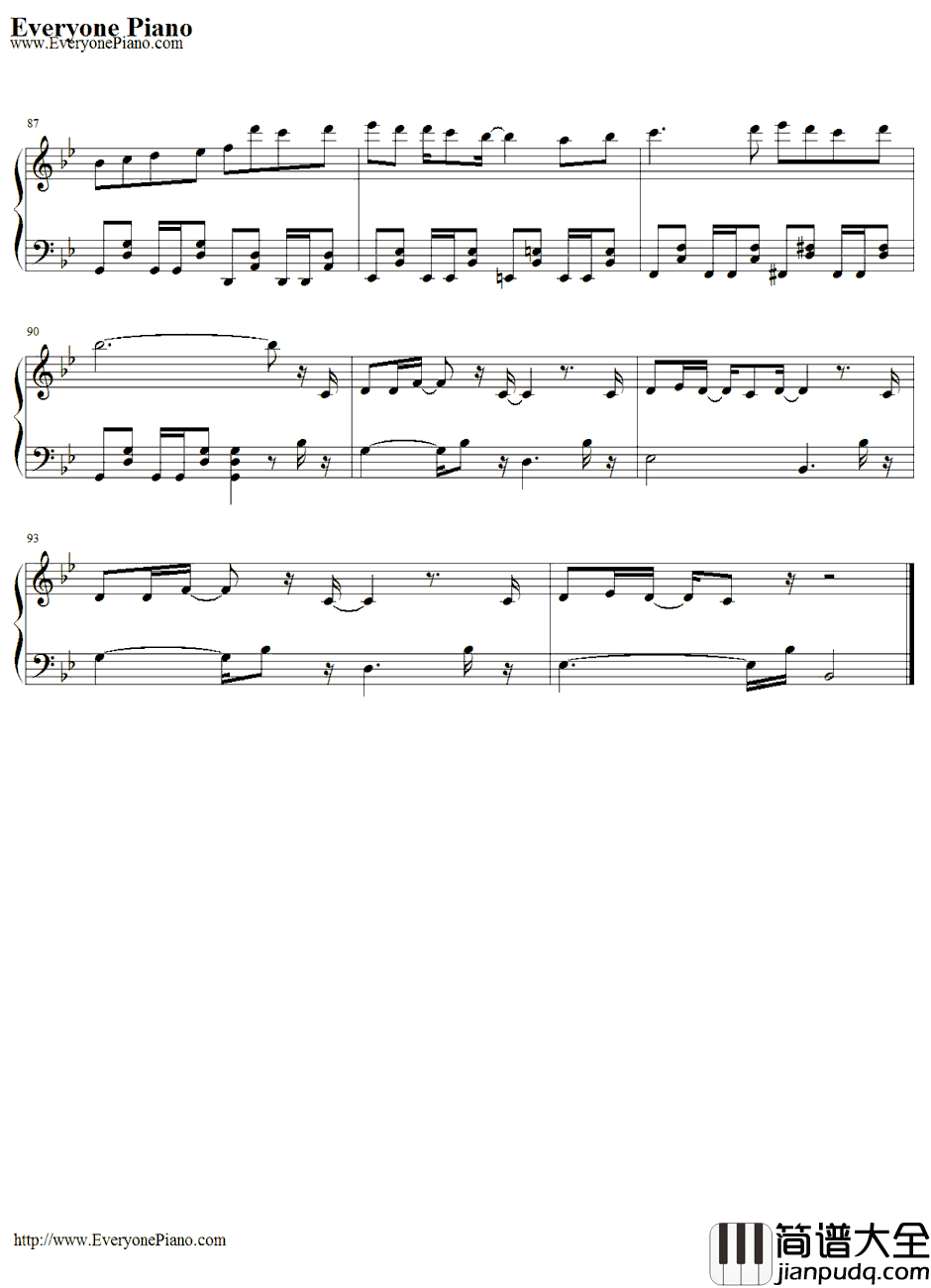 トップシークレット钢琴谱_すこっぷfeat.初音ミク