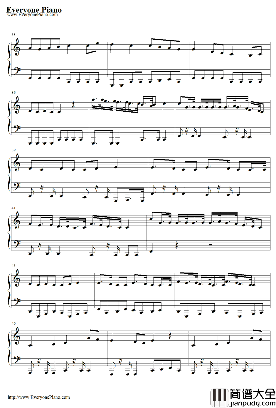 Clock_lock_works钢琴谱_初音ミク