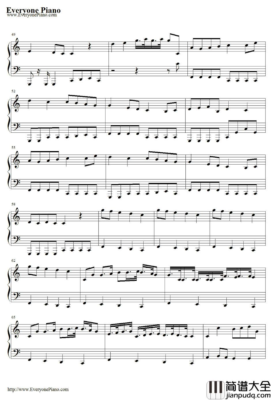 Clock_lock_works钢琴谱_初音ミク