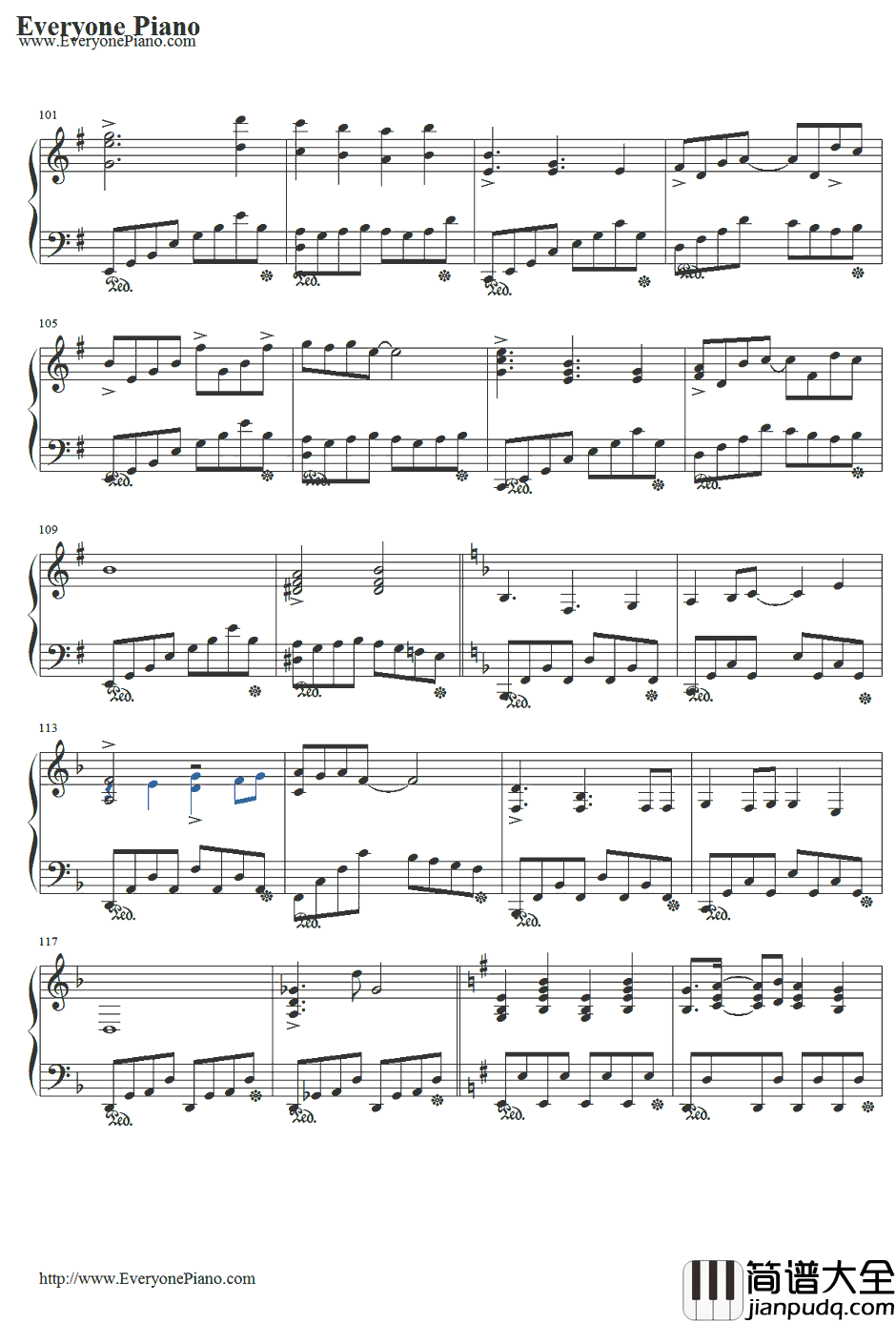 サンドリヨン钢琴谱_初音ミク・KAITO_Cendrillon_初音ミク・KAITO