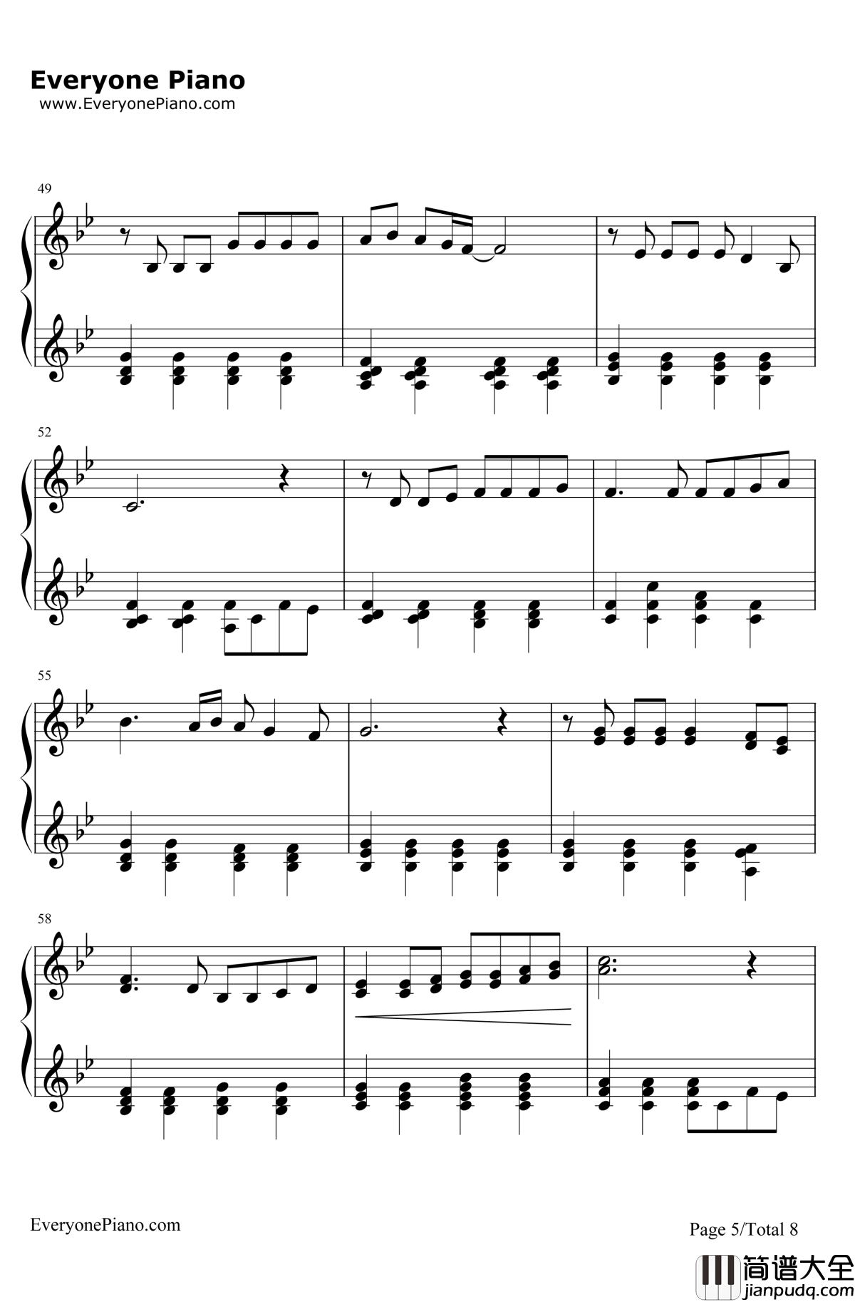 旅立ちの日に钢琴谱_坂本浩美