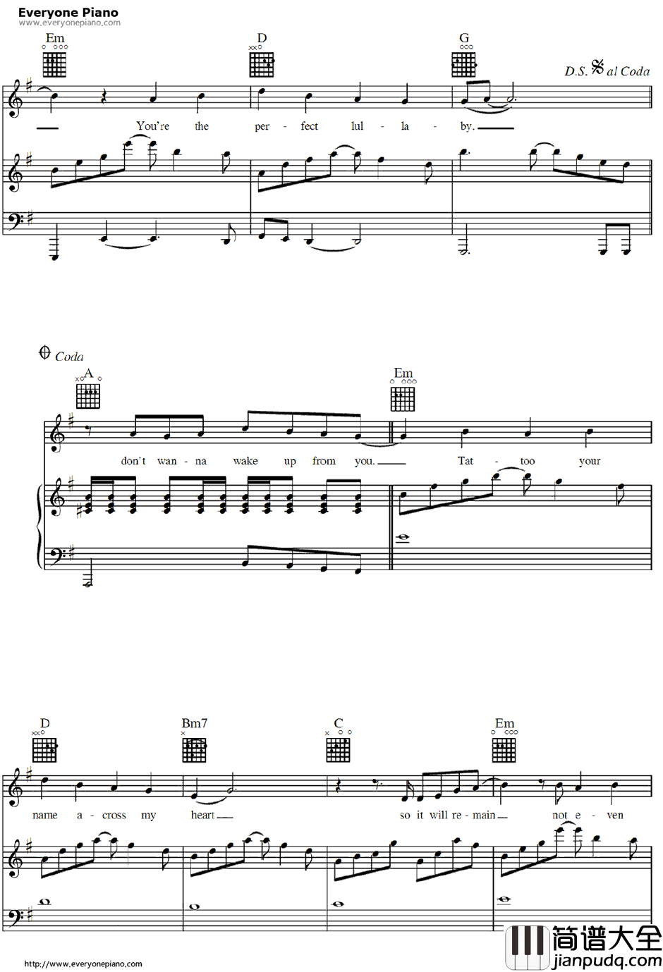 Sweet_Dreams钢琴谱_Beyonce