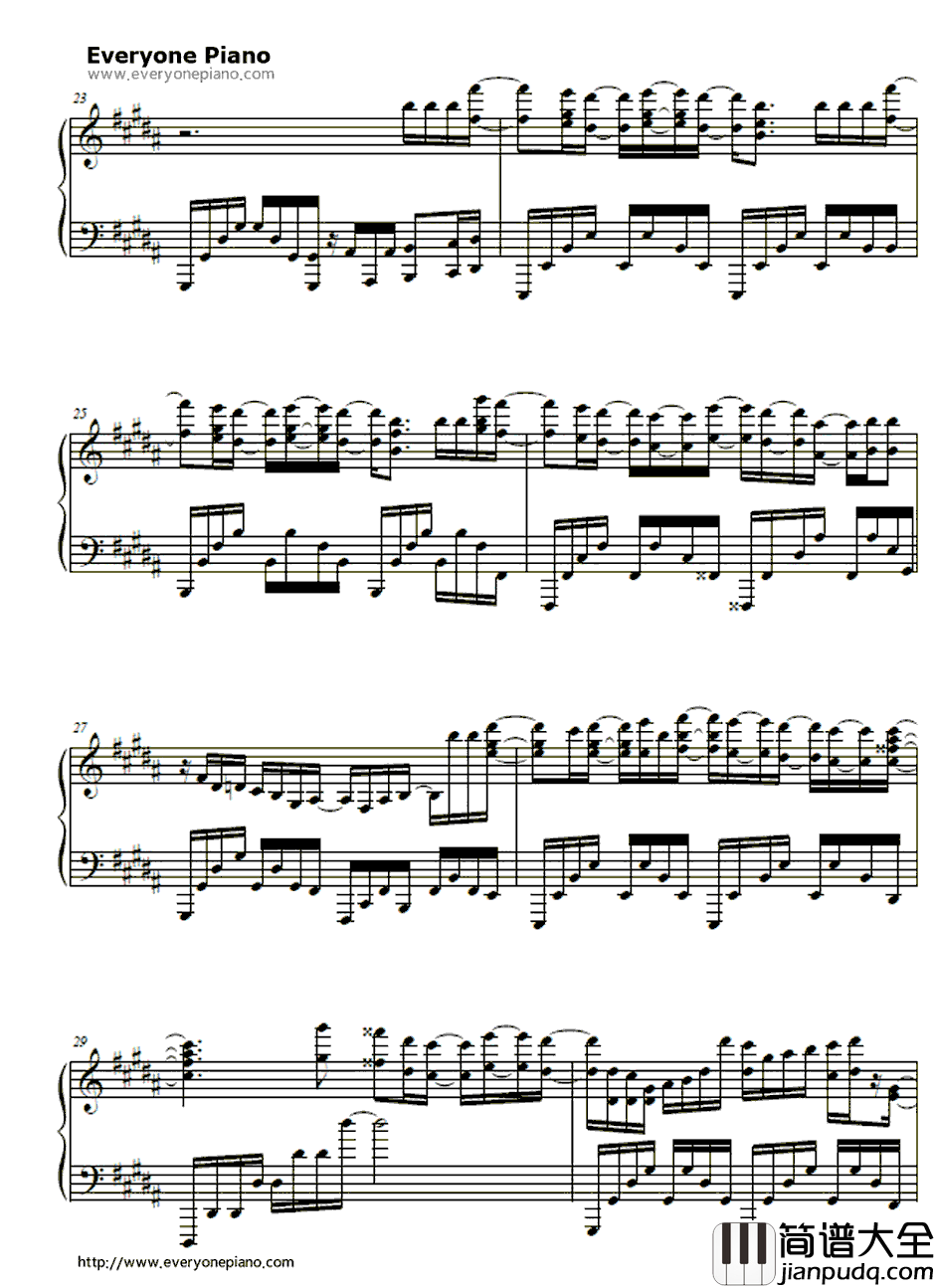 FANT_AS_TICTUNE钢琴谱_小野贤章_黑子的篮球2ED2