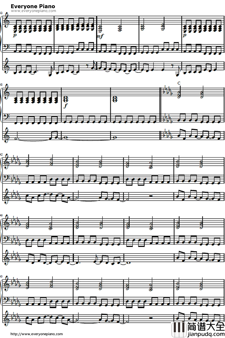 Alchemy钢琴谱_GirlsDeadMonster（marina）_AngelBeats!插曲