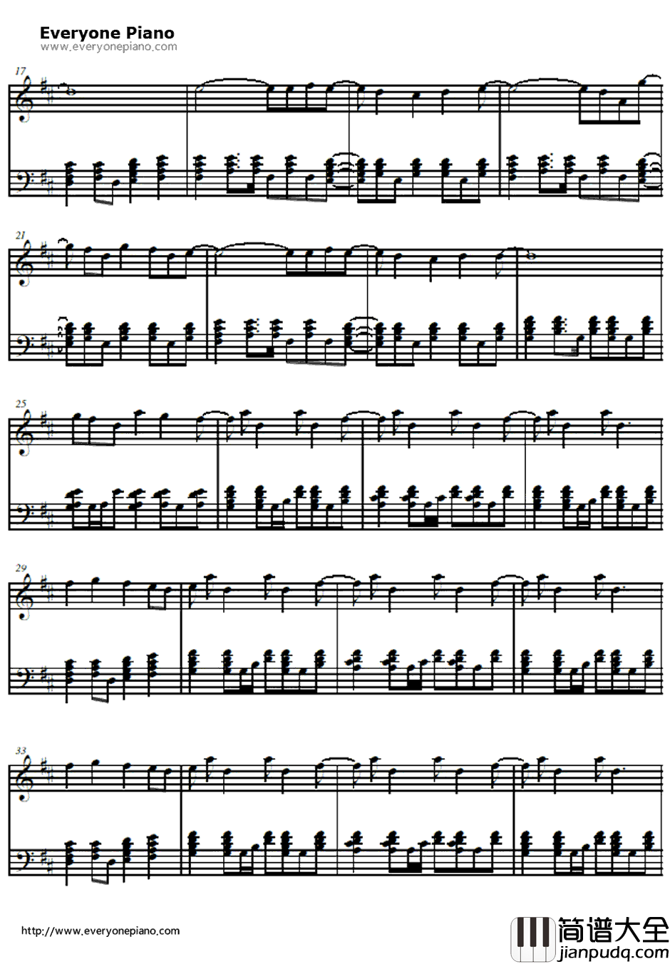 Let_Me_Be_With_You钢琴谱_ROUNDTABLEfeaturingNino_人形电脑天使心OP