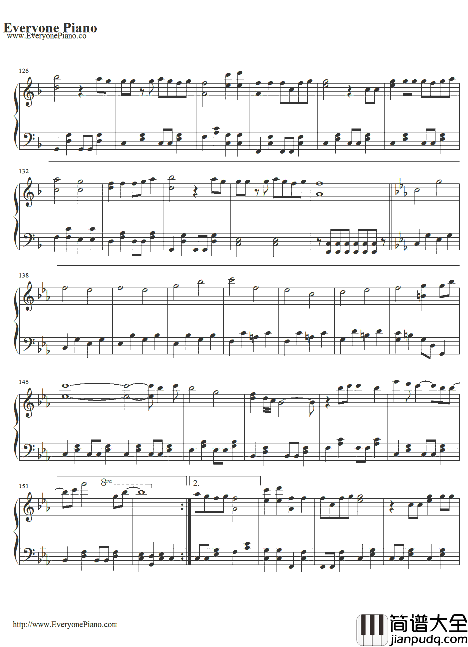 泣いてもいいんだよ钢琴谱_ももいろクローバーZ桃色幸运草Z_ももいろクローバーZ