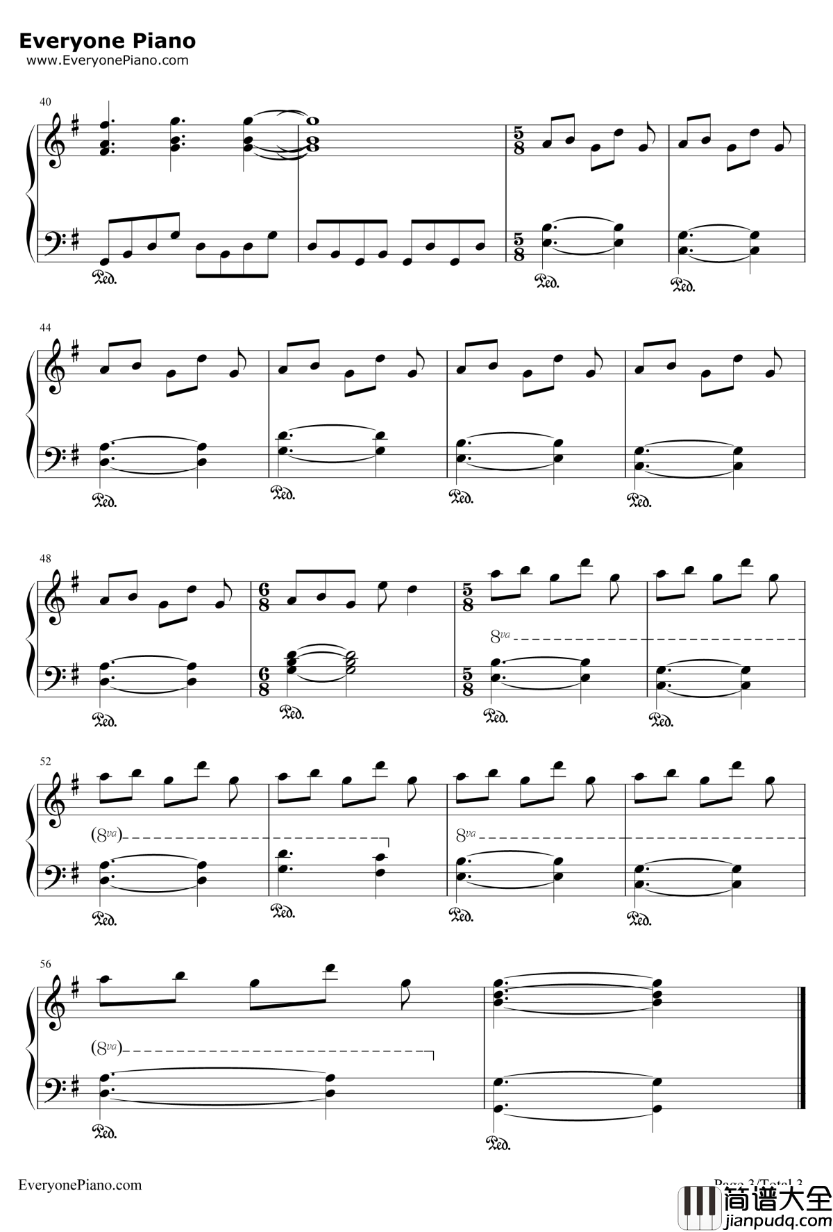 时を刻む呗钢琴谱_Lia_CLANNAD～AFTERSTORY～OP