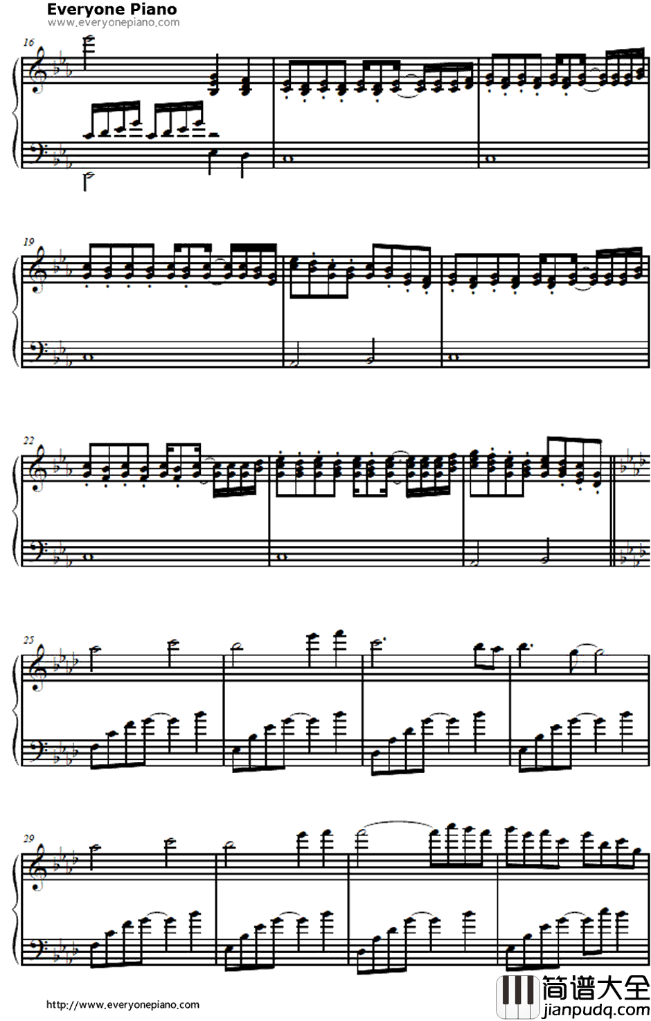 Face_of_Fact钢琴谱_KOTOKO