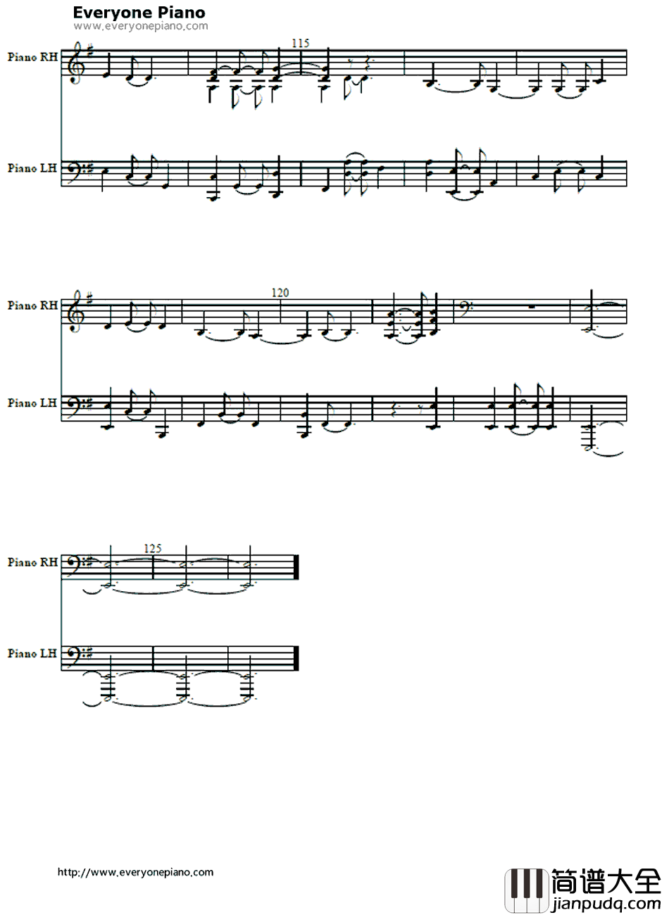 Velonica钢琴谱_AquaTimez_死神BLEACHOP9