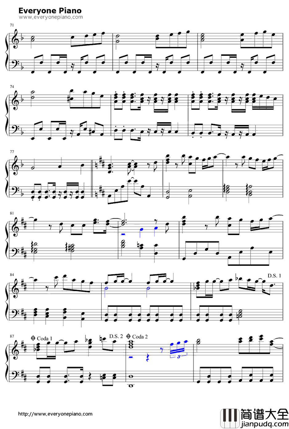 キミがいる钢琴谱_いきものがかり（生物股长）_萤之光2主题曲