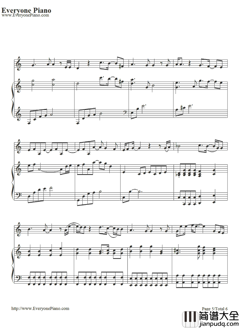 Crazy_of_You钢琴谱_孝琳_主君的太阳OST