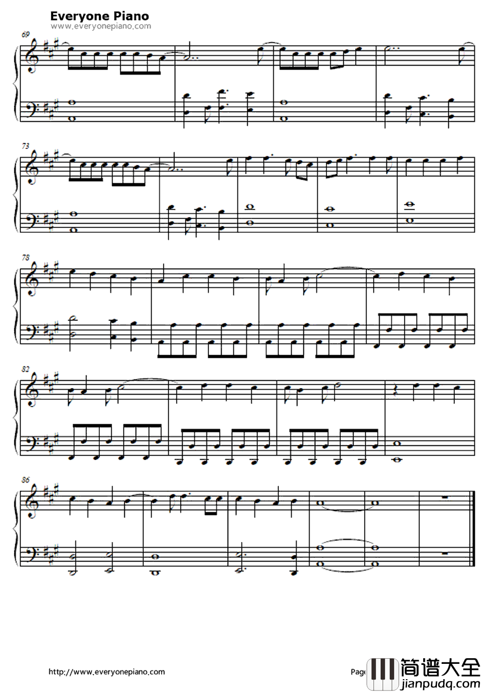 胸がドキドキ钢琴谱_THEHIGH_LOWS_名侦探柯南OP1