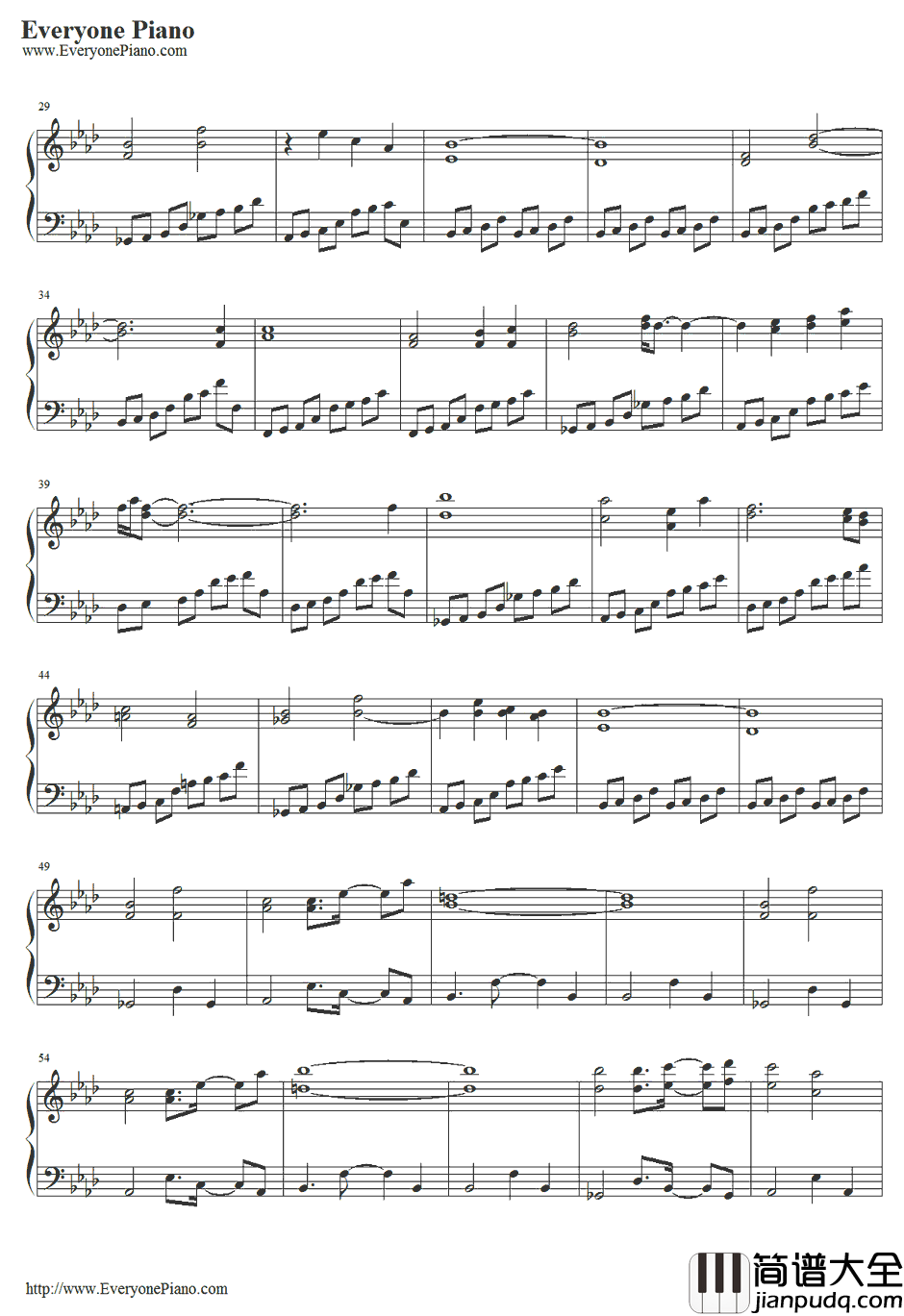 最も澄みわたる空と海钢琴谱_上海爱丽丝幻乐团_卯酉東海道