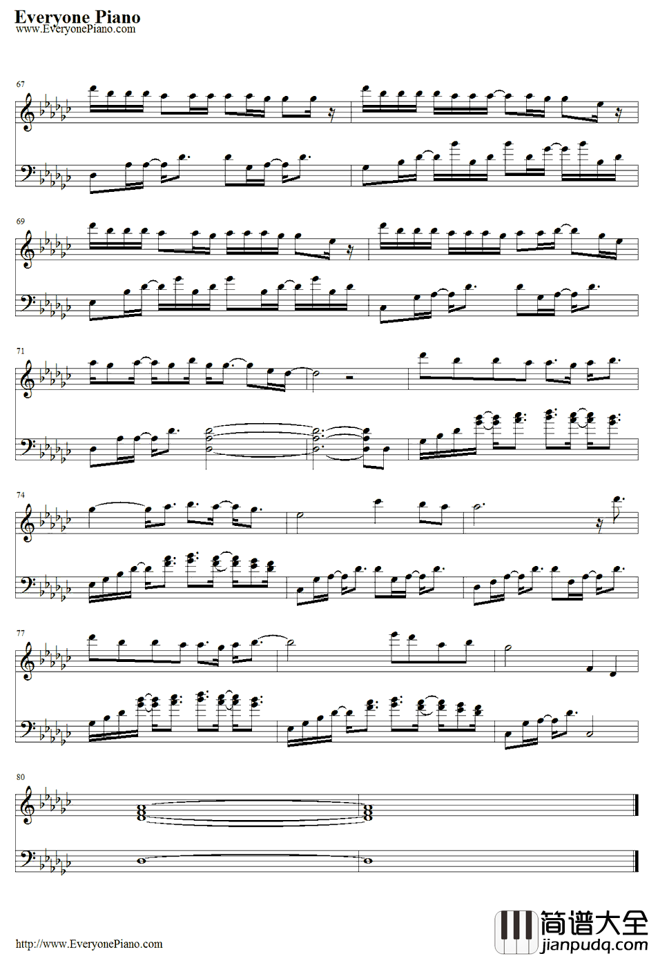 Meanwhile_Back_At_Mama's钢琴谱_TimMcGraw