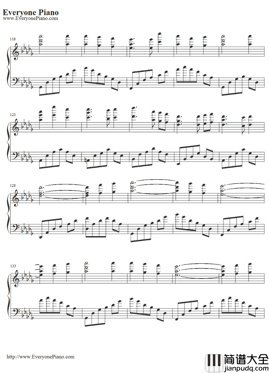 星空のワルツ钢琴谱_栗林美奈实_你所期望的永远ED