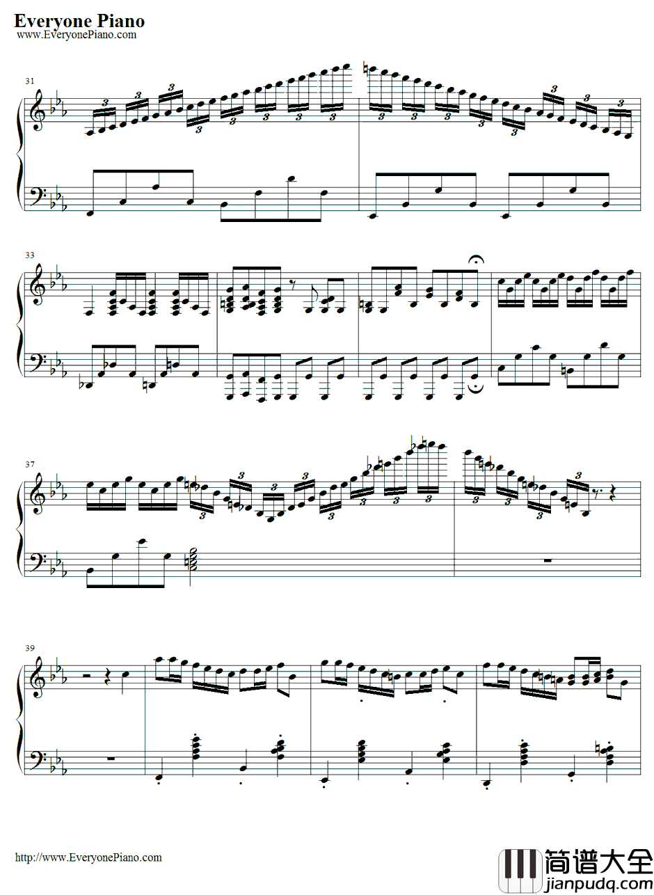 君だけを见ていた钢琴谱_久石让