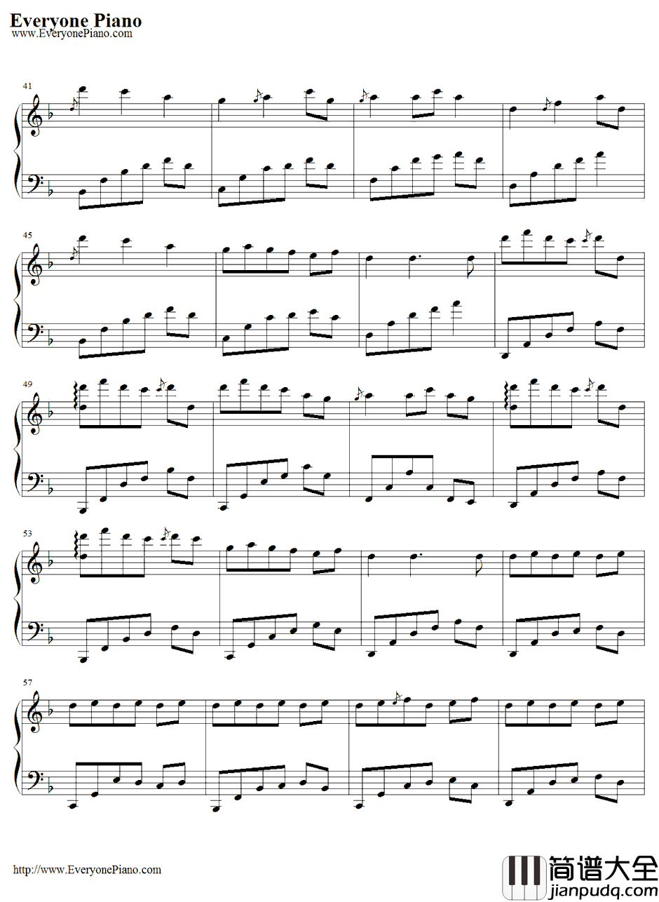 互相缠绕的线钢琴谱_全素妍