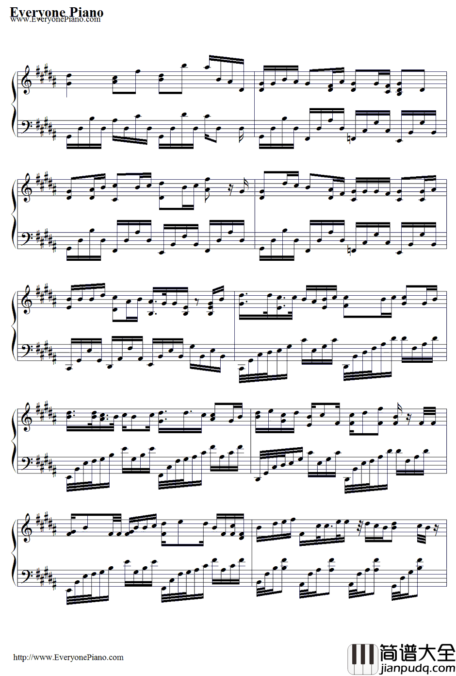 ゼロ钢琴谱_BUMPOFCHICKEN_最终幻想：零式主题曲