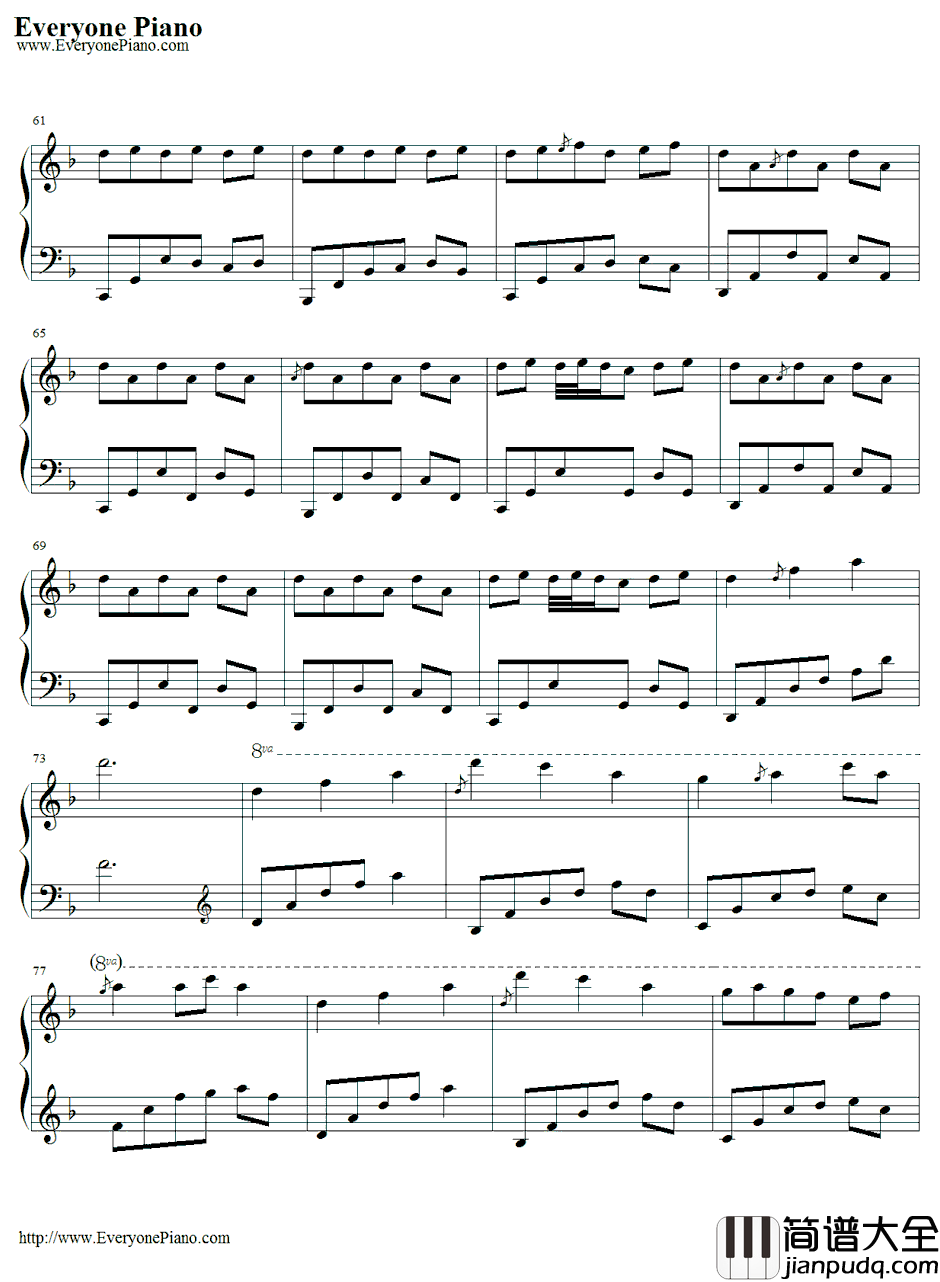 互相缠绕的线钢琴谱_全素妍