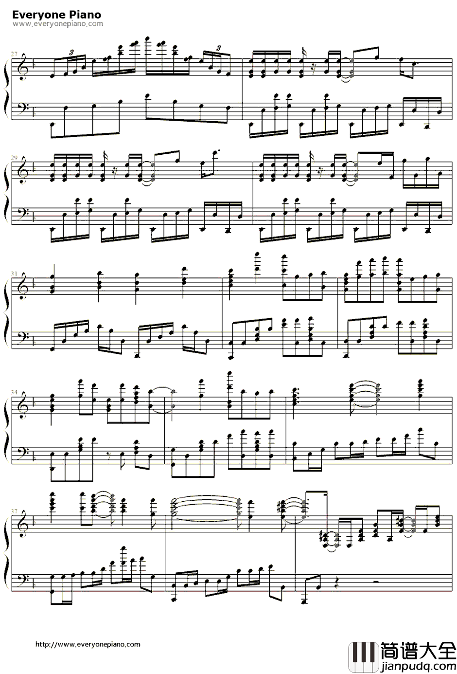 仆じゃない钢琴谱_angela_革命机valvraveED1