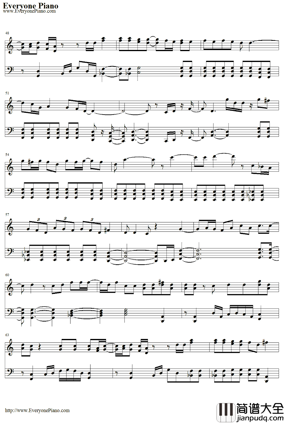 Small_Town_Throwdown钢琴谱_BrantleyGilbert