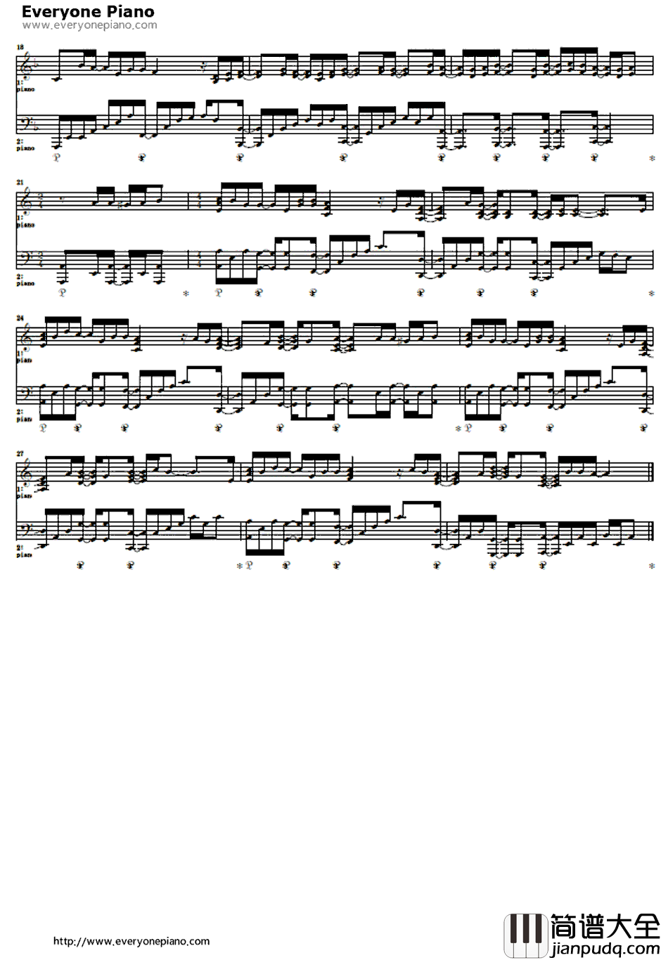 Hacking_totheGate钢琴谱_いとうかなこ_命运石之门OP