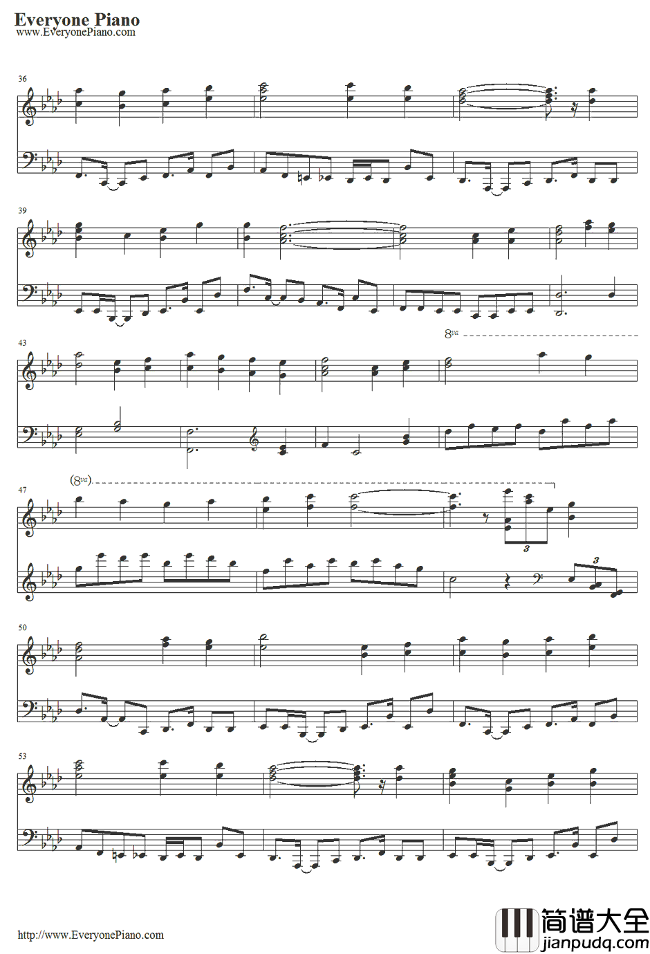 云外苍天钢琴谱_东方绯想天_东方绯想天OST12