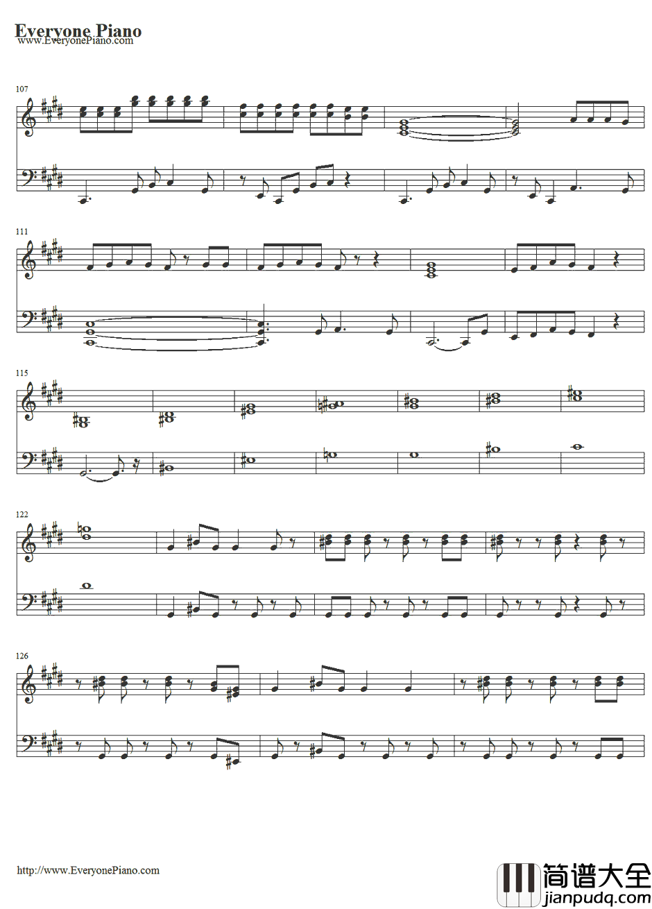 Hangover钢琴谱_Psy&SnoopDogg