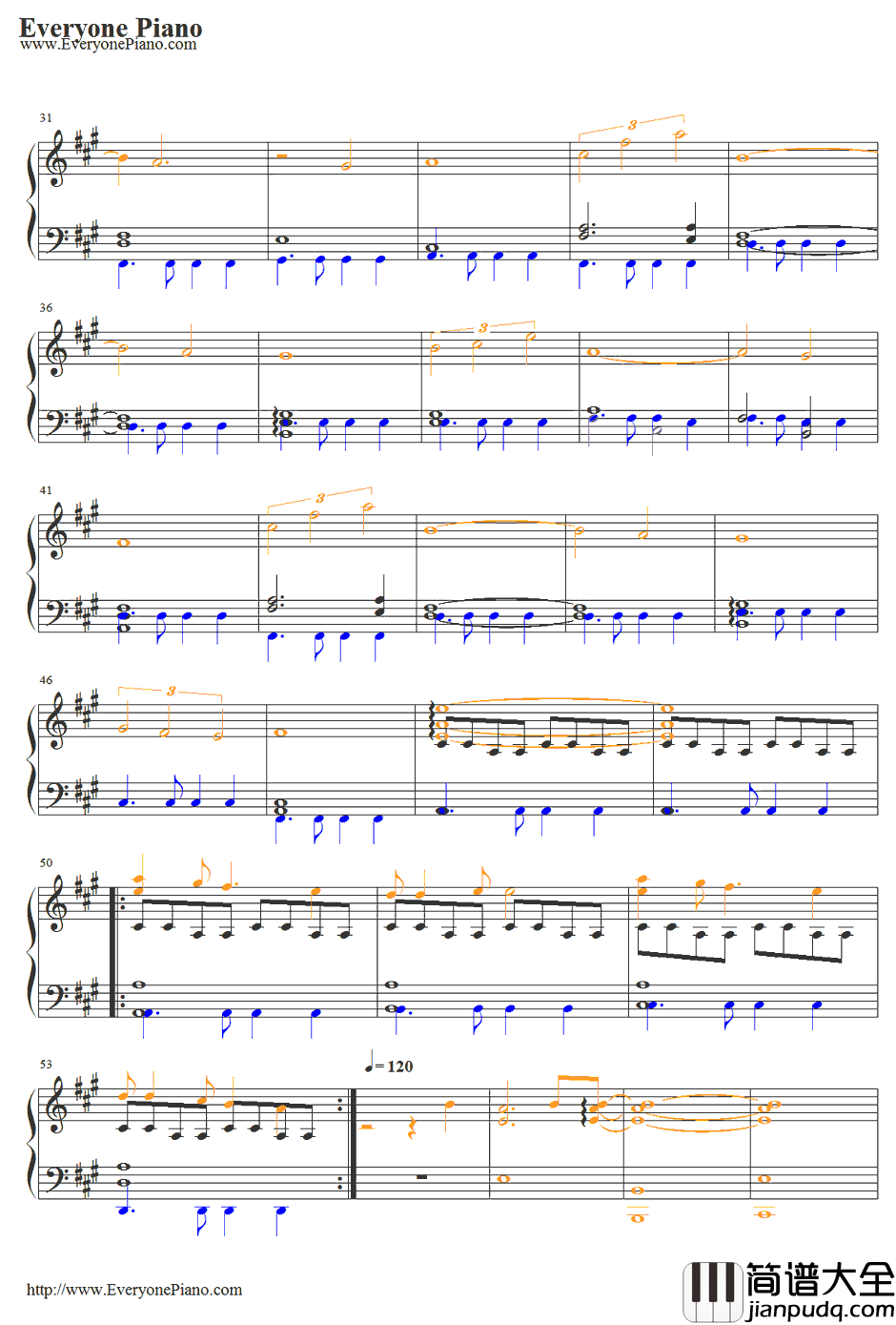 Now_We_Are_Free钢琴谱_HansZimmer&LisaGerrard_角斗士主题曲_Gladiator主题曲