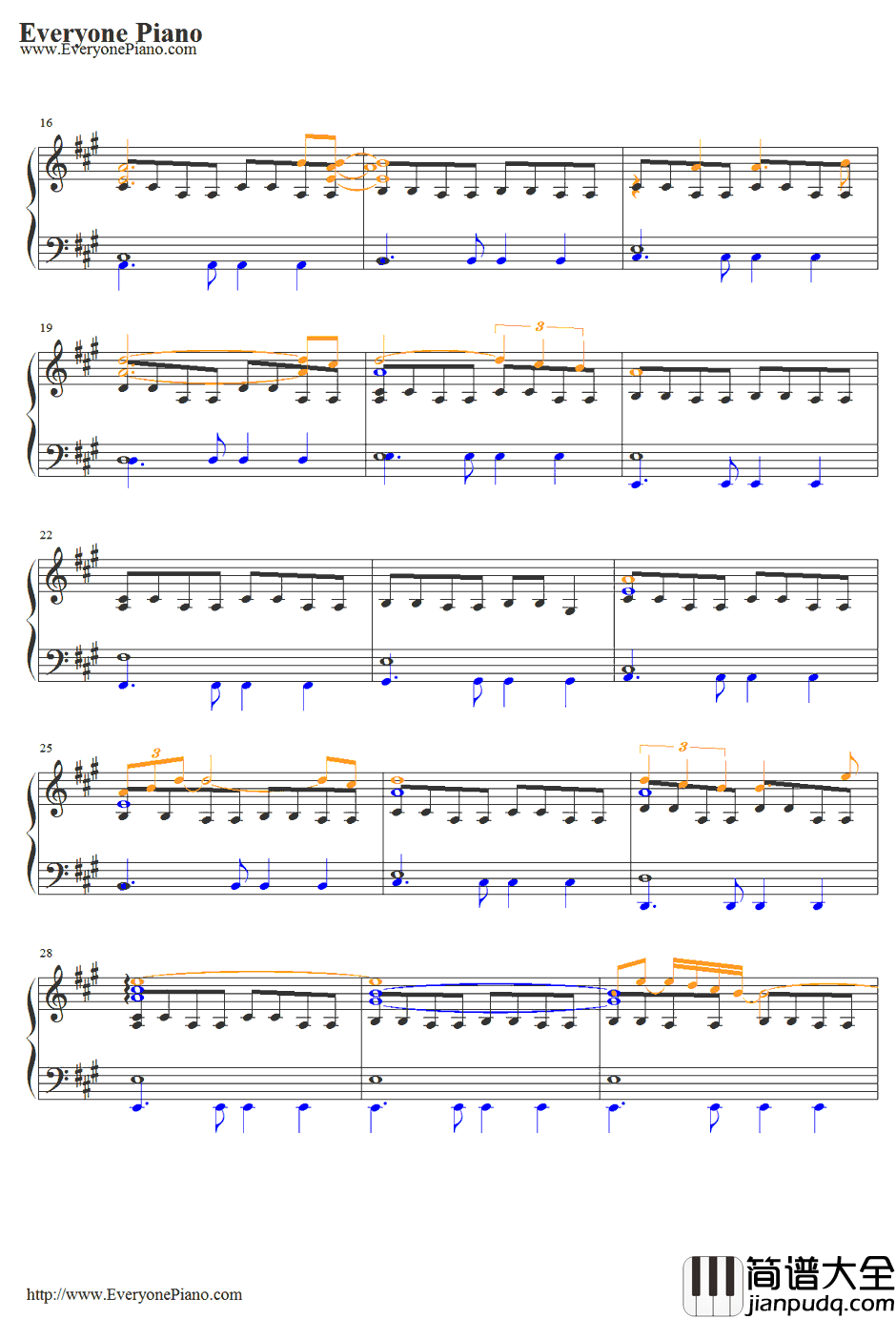 Now_We_Are_Free钢琴谱_HansZimmer&LisaGerrard_角斗士主题曲_Gladiator主题曲