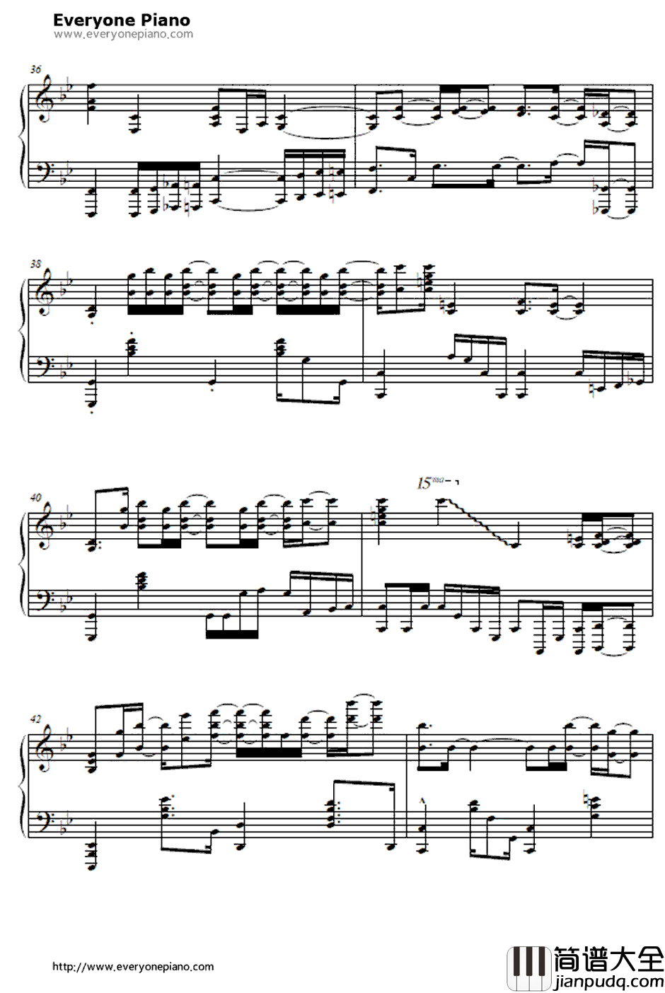 Rocket_Man钢琴谱_EltonJohn